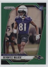 2024 Panini Prizm Rookies Green Prizm Devontez Walker #328 1k9t