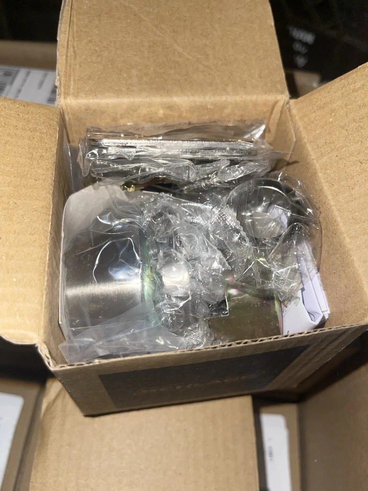 Cerradura de cerrojo de níquel/plata SCHLAGE LEGION JD60F MONOCILÍNDRICA con 2 llaves Foto 3 de 4