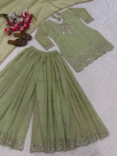 Women Eid Dress Pakistani Salwar Kameez Readymade Suits Wedding Party 3 Piece XL