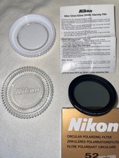 Nikon 52mm Circular Polarizing Lens Filter w/ Original Nikon Case