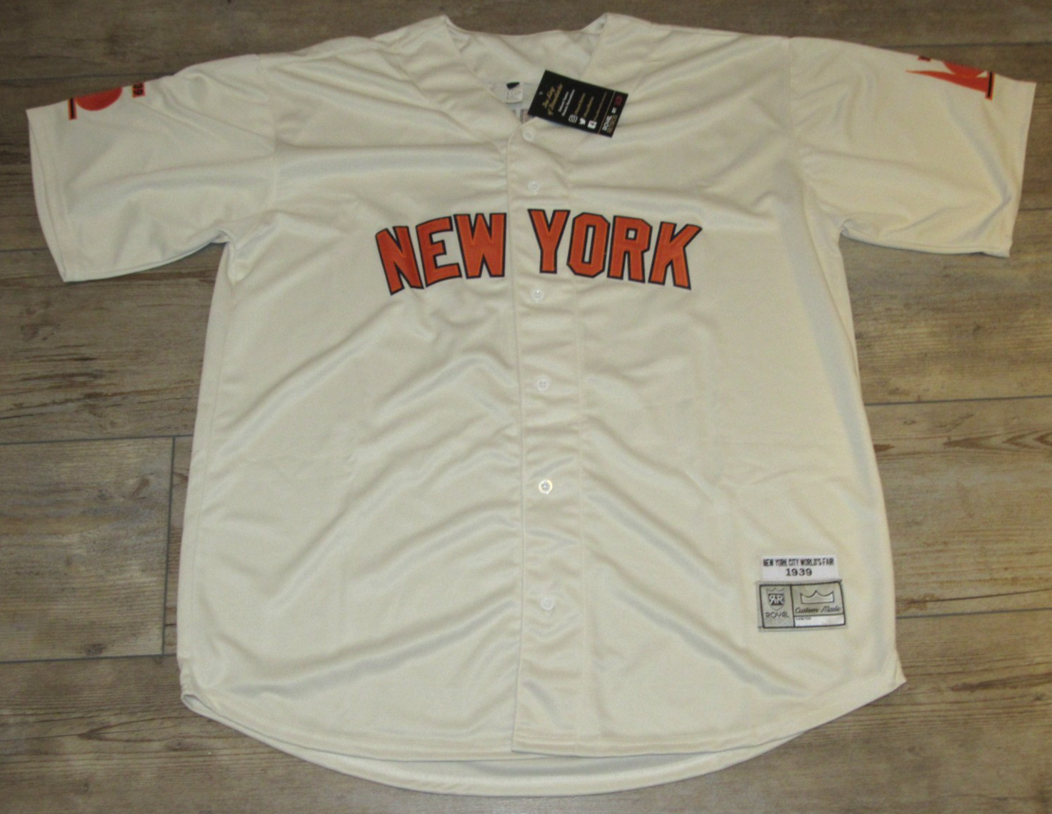 1939 New York World's Fair The Academy of Sport Babe Ruth #3 Jersey Men's 3XL