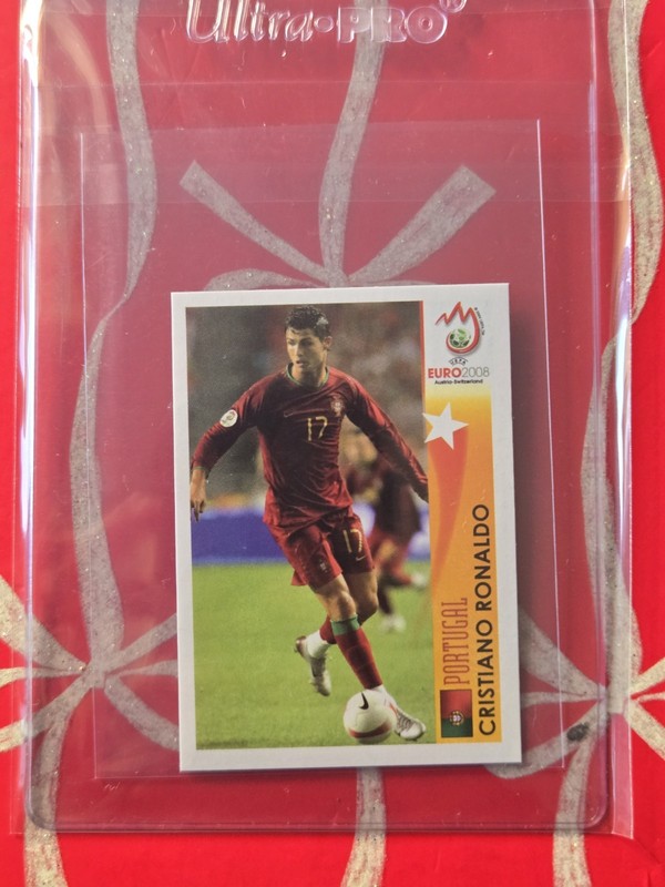 PANINI CRISTIANO RONALDO STICKER EURO 2008 PORTUGAL MINT STICKER 509