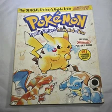 Pokémon Special Edition Yellow Red Blue Official Trainer's Guide Nintendo Power