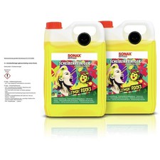2x SONAX 5 L SCHEIBENREINIGER GEBRAUCHSFERTIG LEMON ROCKS SCHEIBENWISCHWASSER