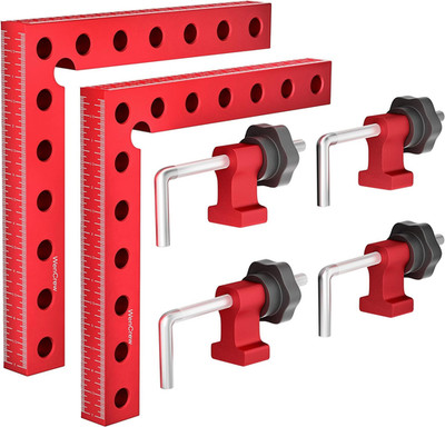 90 Degree Positioning Squares Right Angle Clamps, Clamping Squares for Woodworki