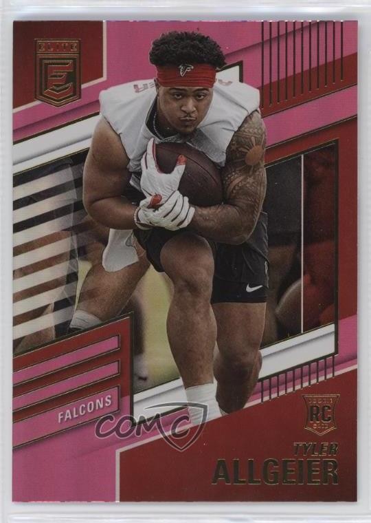 2022 Panini Donruss Elite Rookies Pink Tyler Allgeier #113 Rookie RC 2u3