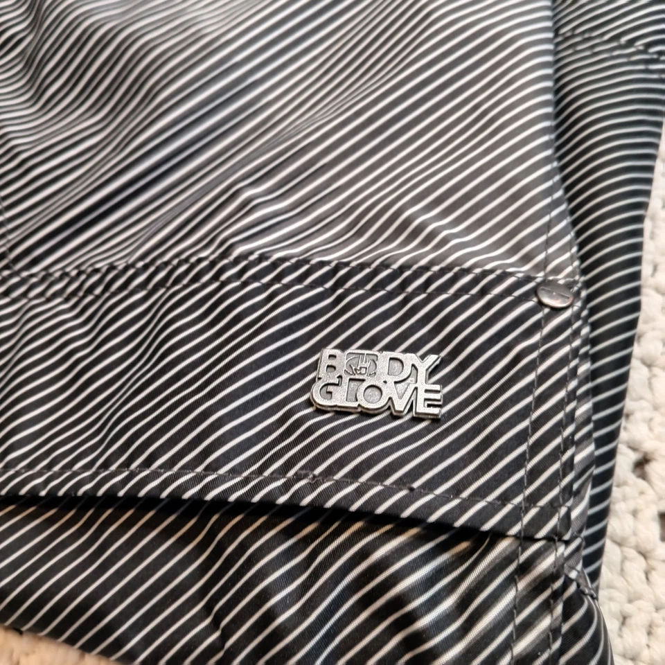 De Colección Para Hombres M Cuerpo Guante Snowboard Esquí Pantalones Nieve Negro Blanco Rayas Retro Y2K Foto 3 de 4