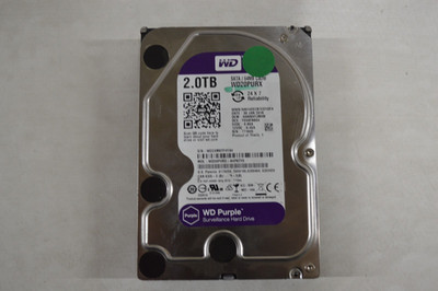 Western Digital WD Purple 2TB 3.5'' SATA 5400RPM 6Gb/s Hard Drive HDD WD20PURX