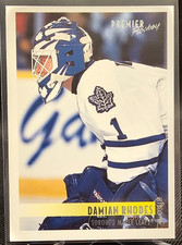1994-95 Topps Premier Damian Rhodes #269 Toronto Maple Leafs