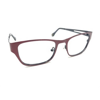 Sonny Versano 1711 Red Black Metal Eyeglasses Frames 50-18 135 Designer Women