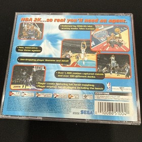 Sega Dreamcast NBA 2k Sega Sports CIB Complete Tested Works 