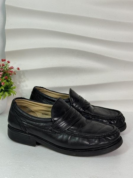 Men Brimstone Heels Black Leather 43.5