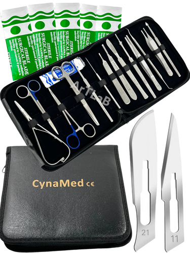 Premium 55 Pc Army Surgical Kit Sutures, Scalpel, Hemostats - Military First Aid - Picture 4 of 9