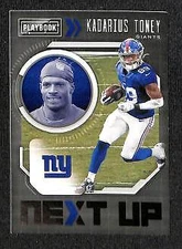 2021 Playbook Kadarius Toney #NXT-KTO Next Up Rookie RC Football Card