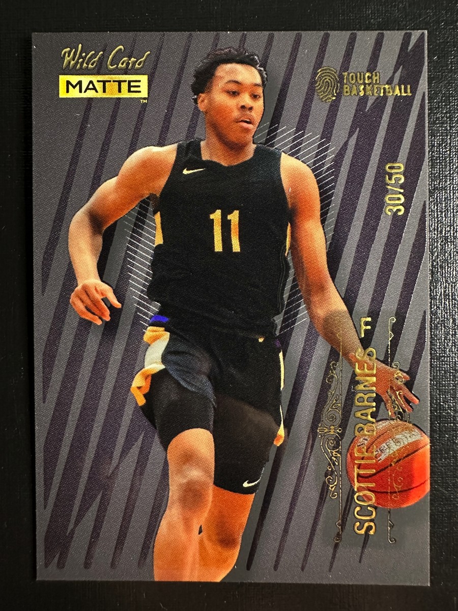 Scottie Barnes 2022 Wild Card Matte Touch Basketball /50 Toronto