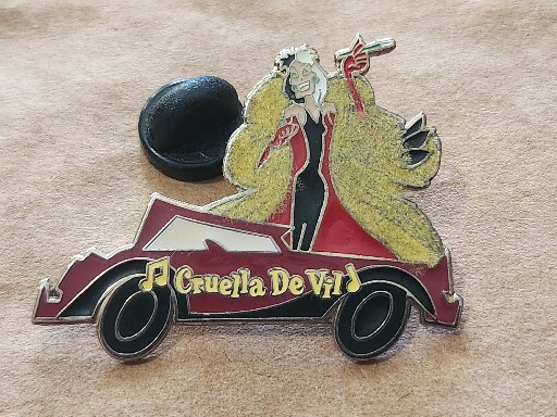 cruella cigarette Cruella De Vil Smoking Cigarette in Red Car Disney Store Pin Magical  Musical Pin