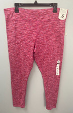 Xersion Pink Space Dyed Fleece Lined Leggings Girls Plus Size 3XL 22.5P