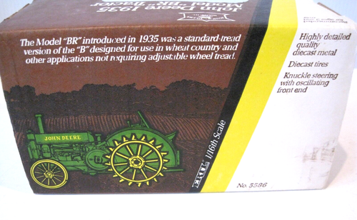 Ertl John Deere 1935 Model 'BR' Tractor Collector's Edition Diecast 1:16 #5586 - Picture 5 of 7