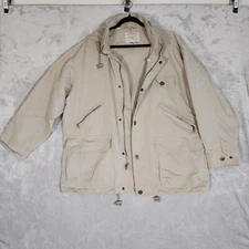 G.H. Bass & Co. Jacket Mens Size Medium Khaki Coat Outdoors Fashion