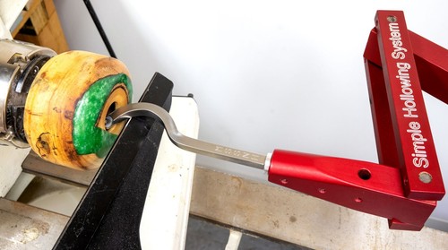 Herramientas simples de torneado de madera Herramienta de torno de madera hueco de cuello de cisne de carburo de tamaño mediano - Imagen 4 de 14