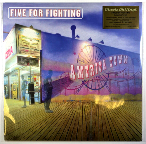 Five For Fighting America Town LP Album vinyl record limited blue numbered 180g - Picture 2 of 15
