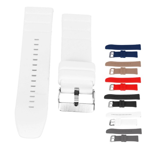 Silicone Band Soft Quick Release Smart Watch Strap Replacement Accessory Fit FAD - Picture 34 of 41