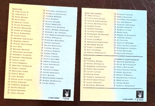 113 card Playboy Centerfolds of the Century Factory Binder Set incl. 23 Chase - Picture 4 of 4