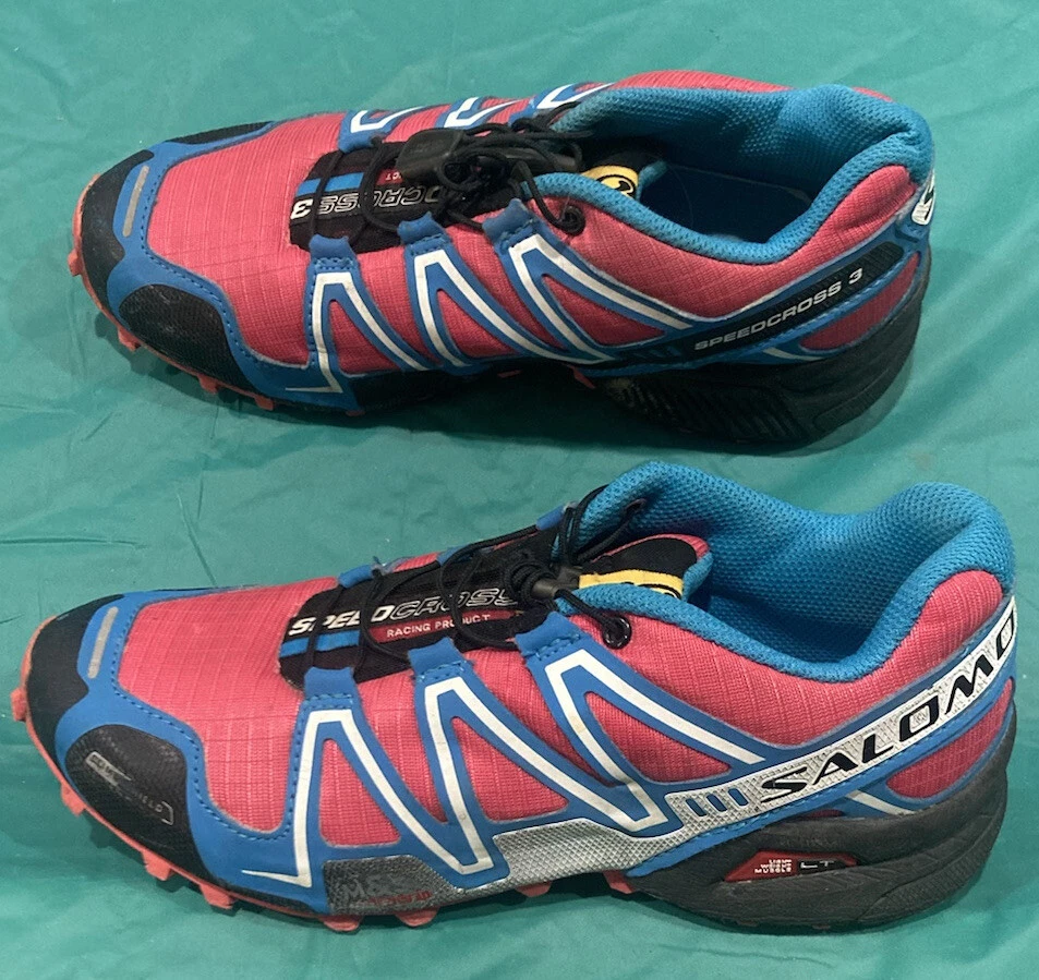 Salomon Speedcross 3 Weight Running Trail Size 7.5 Pink/Blue |