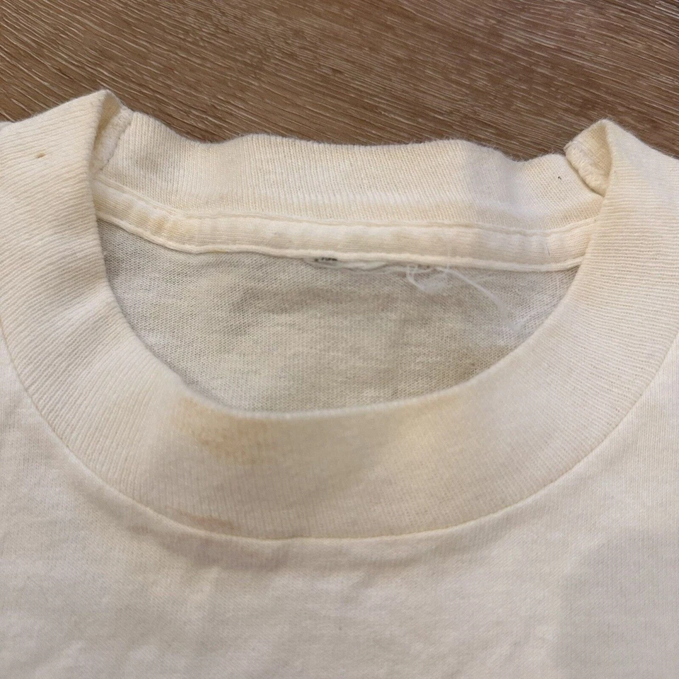 Camisa Reebok Vintage Para Hombre XL Blanca Algodón Años 90 Logo Foto 3 de 4