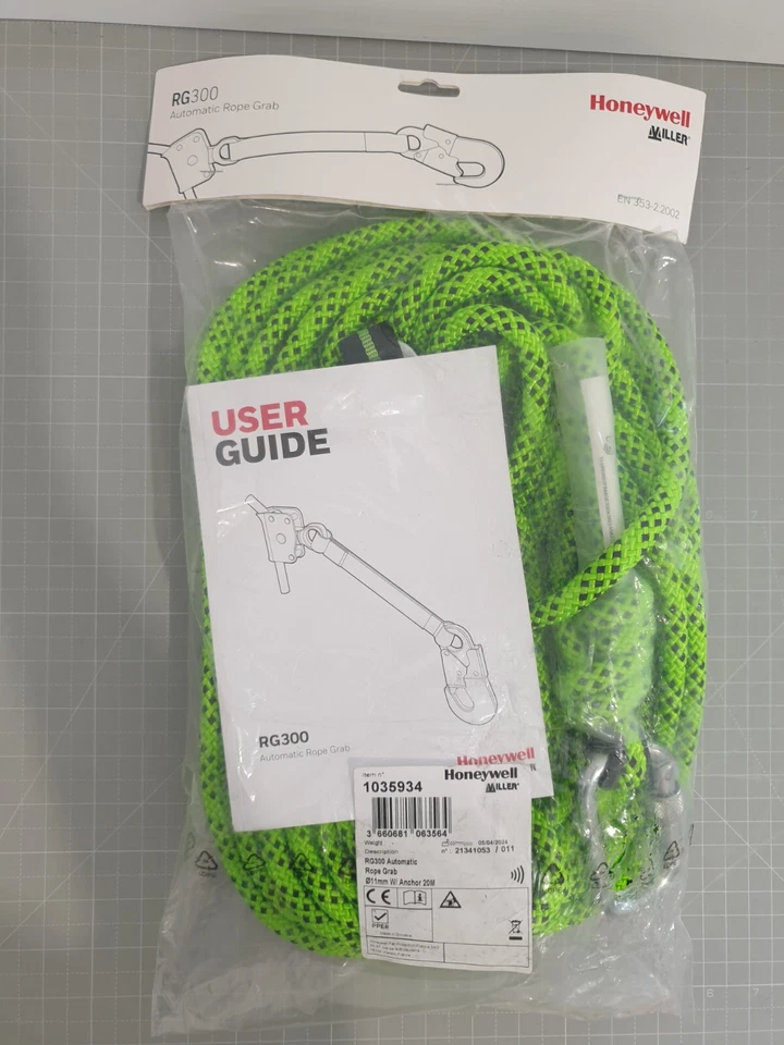 Honeywell Miller mitlaufendes Auffanggerät RG300 11mm x 20M (1035934)