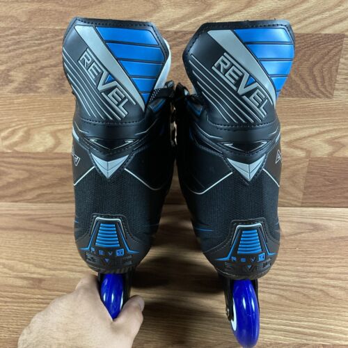 Patines de hockey en línea Alkali Revel 5 para adultos mayores talla 10 (talla de zapato 11-11,5) - Imagen 2 de 10