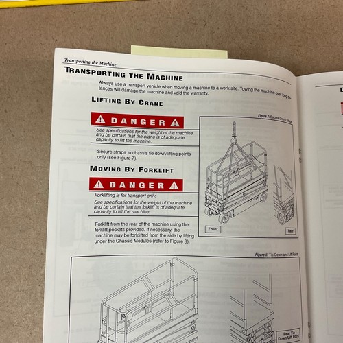 Upright X26 ULTRA NARROW Scissor Lift OPERATORS MANUAL MAINTENANCE GUIDE BOOK - Bild 3 von 4