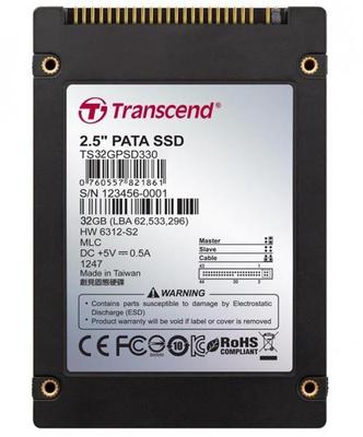 32GB Transcend PSD330 2, 5-Zoll IDE interne SSD Solid State Disk (MLC-Flash)