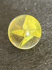 Vintage Marble Yellow Egg Yolk 4 Four Vane Cateye Unique Flow Collectible Toys — photo 7