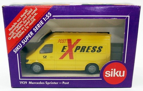 Siku 1/55 Scale Model Van 1929 - Mercedes Benz Post Express - Yellow - Imagen 3 de 3