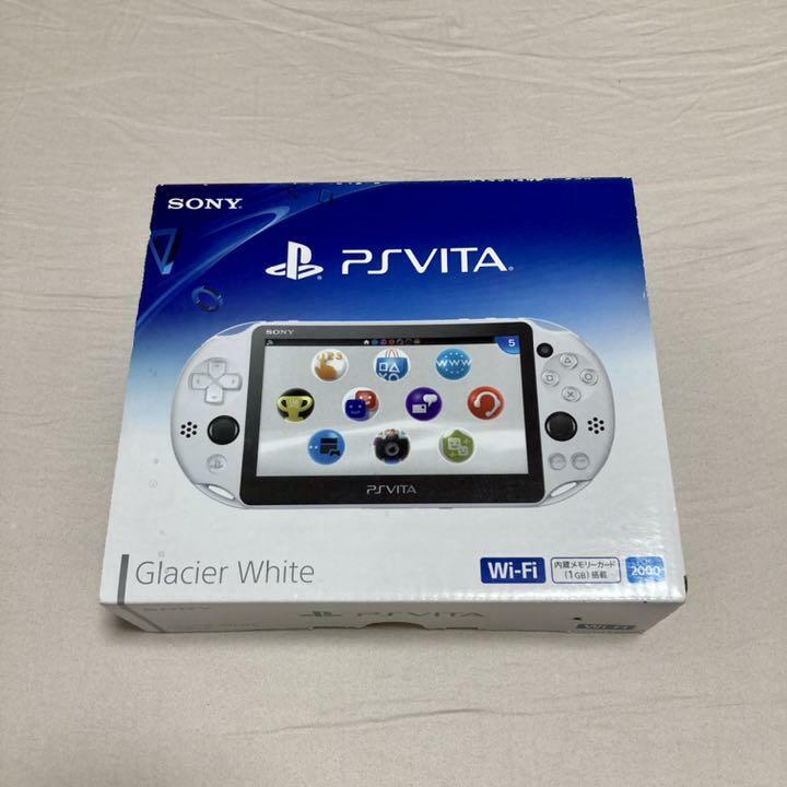 Sony PlayStation PS Vita Slim White PCH-2000 ZA12 w/BOX good