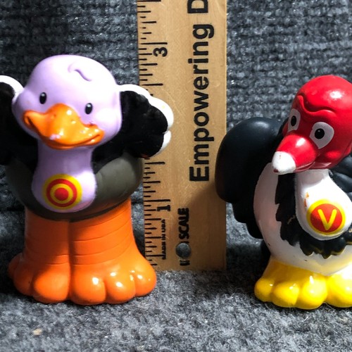Fisher Price Little People A to Z Learning Zoo (V) Vulture (O) Ostrich 2004 - Picture 6 of 6