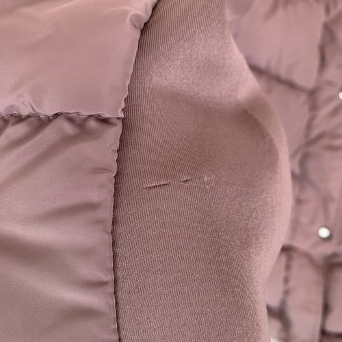 Andrew Marc Purple Hooded Puffer Jacket Coat Women's Size Large L - Picture 14 of 18