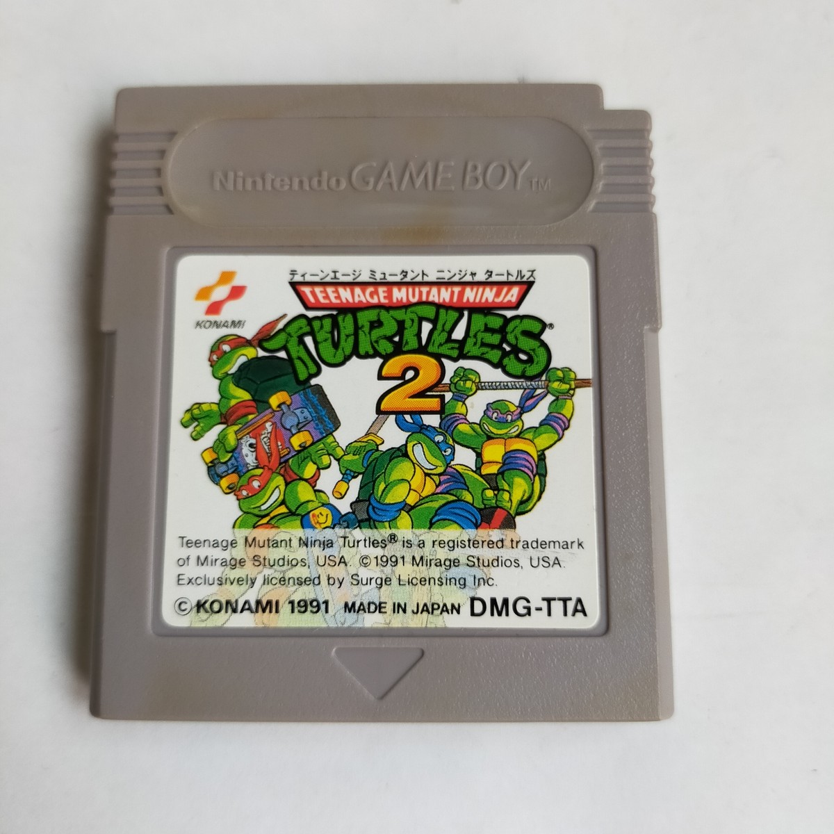 T.M.N.T.2 (Turtles 2) GameBoy pre-owned Nintendo Tested | eBay