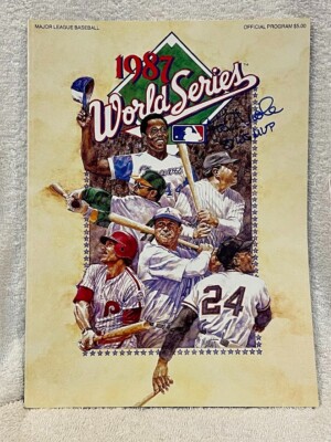 GORGEOUS Frank Viola 1987 WS MVP World Series Game Program