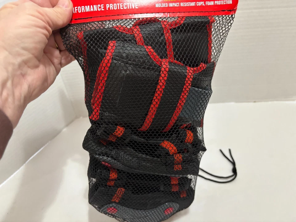 Bone Shieldz Cruiser 3000 Rodilla Codo Muñequeras Negro Juvenil Nuevo Foto 4 de 4