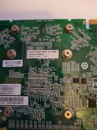 PC hardware Graphics Board ELSA GLADIAC 796 gt V2 512MB [GD796-512ERGT2] - Afbeelding 2 van 4