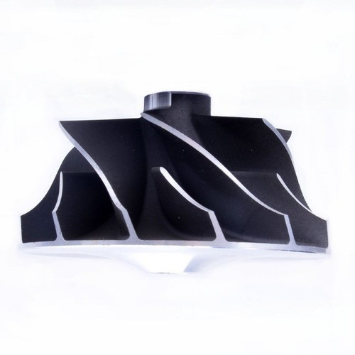 Rueda de compresor 6+6 para rodamiento de bolas SUBARU STI IHI RHF5HB VF34 VF36 - Imagen 3 de 4