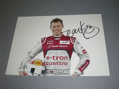 Autographe Tom Kristensen - Photo 8x11 Pouces - Signé En Personne - Le Mans