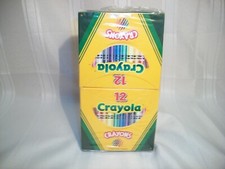 CRAYOLA CRAYONS, 12 BOXES OF 12 CRAYONSBX, NON TOXIC, BINNEY  SMITH 52-0012