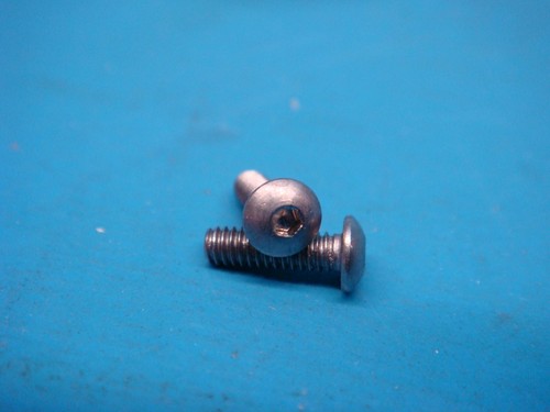 (100) #2-56 x 5/16" TESTA PULSANTE VITE TAPPO PRESA ESAGONALE ACCIAIO INOX 18-8 - Foto 2 di 3