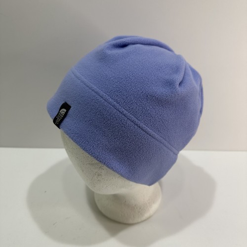 THE NORTH FACE Girls/Youth Periwinkle Fleece Logo Beanie Winter Hat NO TAG - Picture 5 of 8