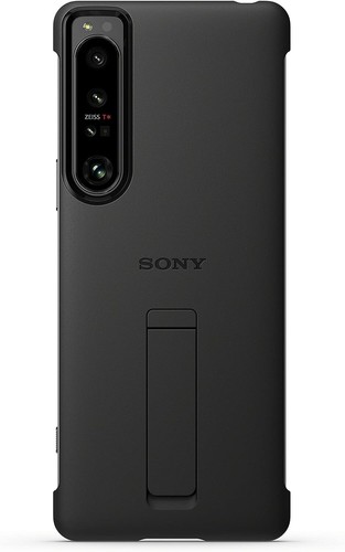 Nuova cover originale Sony XQZ-CBCT stile nero con custodia supporto per Sony Xperia 1 IV - Foto 4 di 10