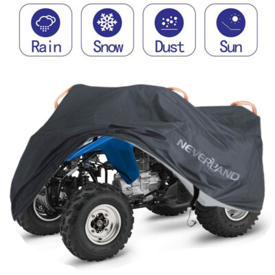 NEVERLAND Bike ATV Cover Waterproof Windproof Outdoor Protect Night Reflective