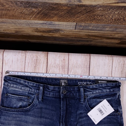 PRPS Le Sabre Mens Denim Medium Wash Slim Tapered Fit Jeans 34 (Fit 35.5x34) NWT - Picture 7 of 19